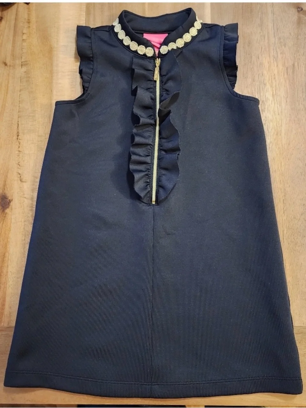 Lilly Pulitzer Girl's Size Small (4-5) Onyx Mini Adalee Shift Dress